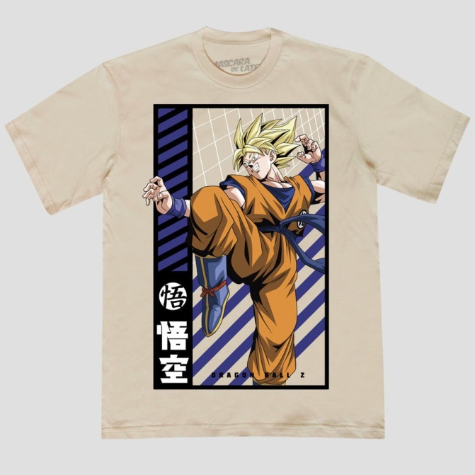 Playera Máscara de Látex - Kakarot SSJ - Hombre M - Image 1