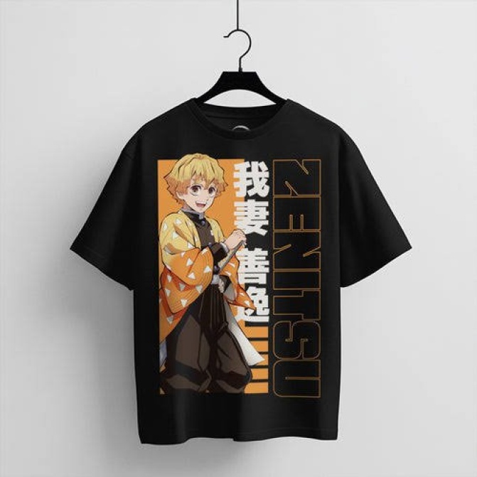 Playera Máscara de Látex - Zenitsu Agatsuma - Hombre G - Image 1