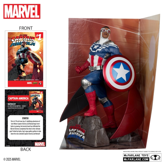 Estatua Mcfarlane - Captain America (All-New Captain America #1) - Image 3