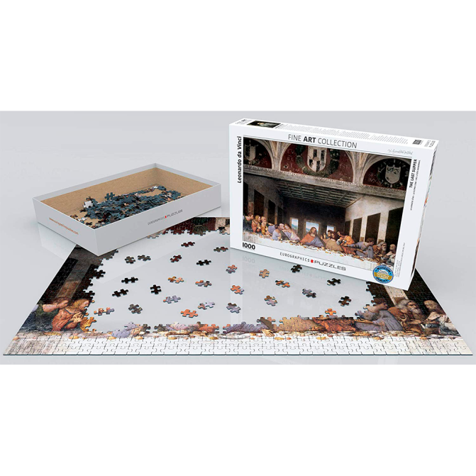Eurographics Rompecabezas - Leonardo Da Vinci La Ultima Cena:  de Arte - 1000 Piezas - 6000 1320 - Image 1