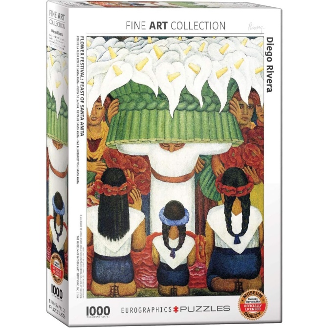 Rompecabezas Eurographics - Flower Festival: Feast of Santa Anita - 1000 piezas - 60000798 - Image 1