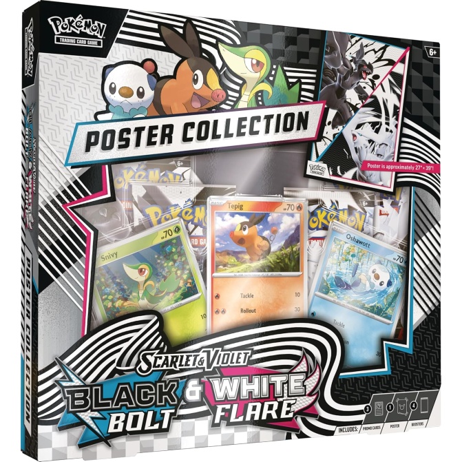 Pokemon TCG: Black Bolt And White Flare - Collection Poster - Image 1