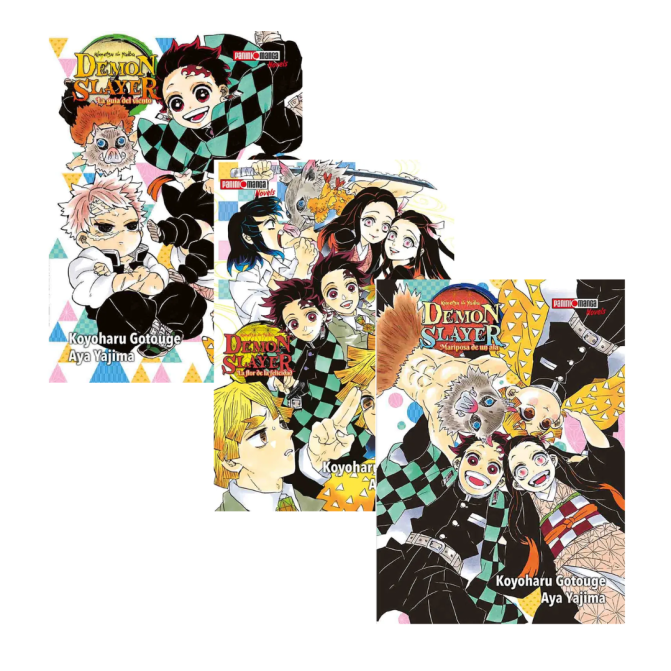 demon slayer novela set 3