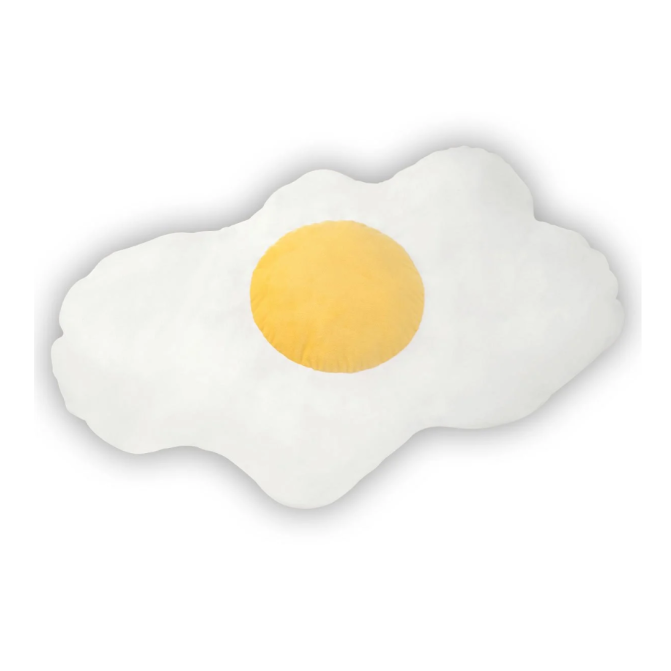 Jumbo Plush Food Series ～FRIED EGG～ - Image 1