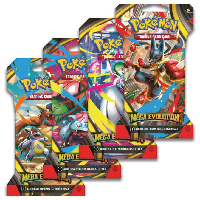 Pokemon TCG: Mega Evolution - Sleeved Booster Pack - Image 2