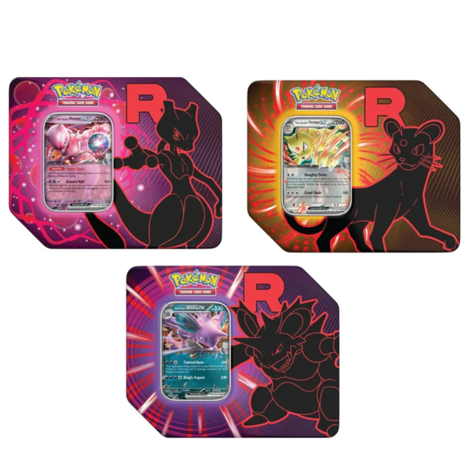 Pokemon TCG: Team Rocket Tin ING - Image 1