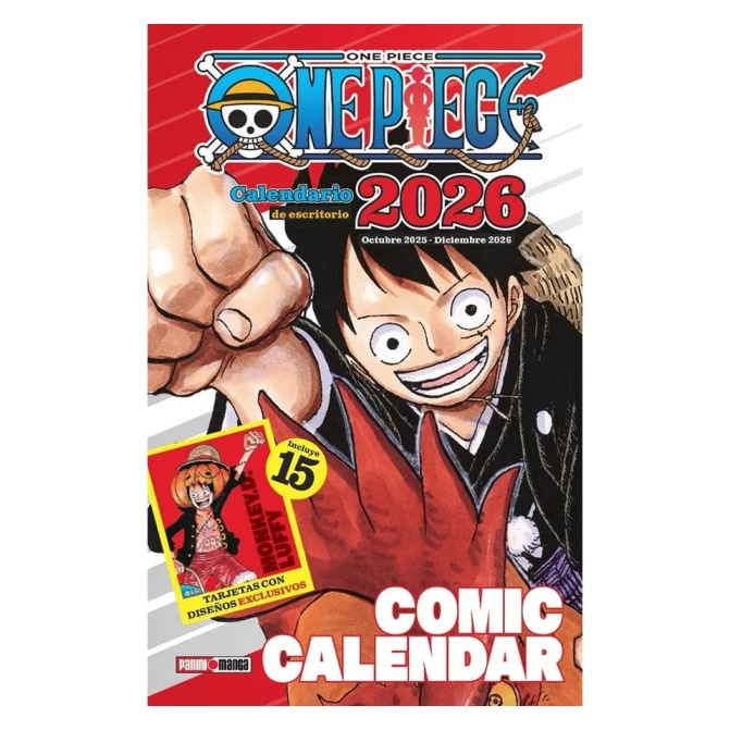 one piece calendario 2026