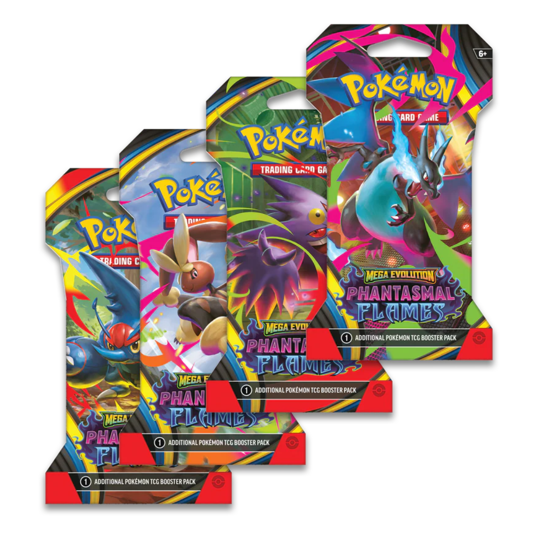 Phantasmal Flames Sleeved Pokemon TCG: Phantasmal Flames Booster Sleeved - Image 1