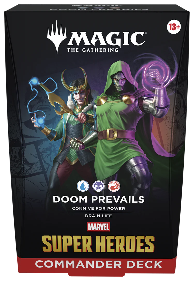 commanderdeckdoom Magic The Gathering: Marvel Super Heroes - Commander Deck - Doom Prevails - Image 1