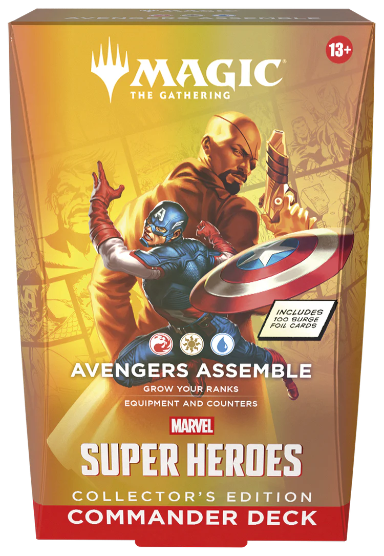 deckavengers Magic The Gathering: Marvel Super Heroes - Commander Deck - Avengers Assemble - Collector's Edition - Image 1