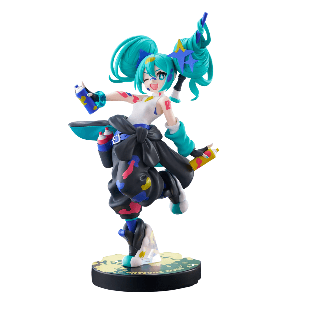 Mikuanother Furyu: Hatsune Miku Muchute Figure -Paint Girl Another Color ver.- - Image 1